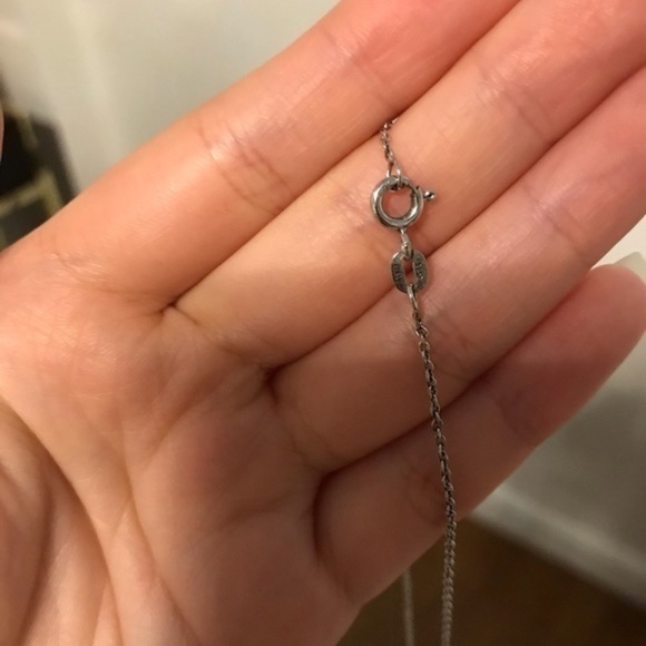 ITALIAN Sterling Silver Trio Lotus Necklace - Picture 7 of 7